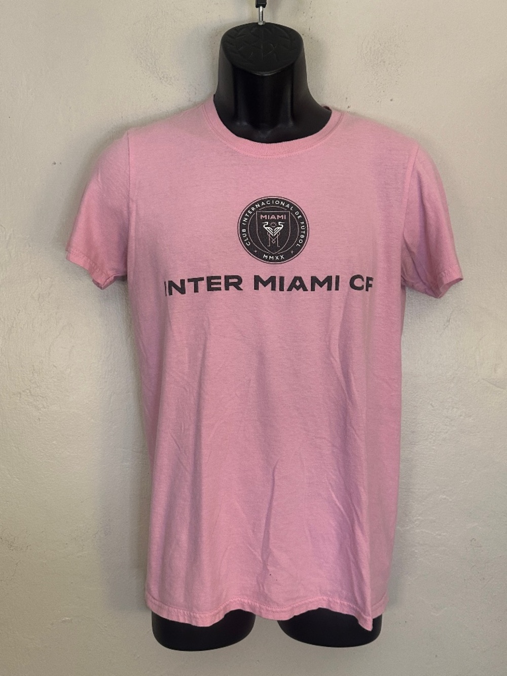 InterMiami Soccer T Shirt Small Gently worn vintage Made by Fanatics 100% cotton
